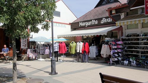In the city center of Hévíz it is a shop - with regular customers - for sale.